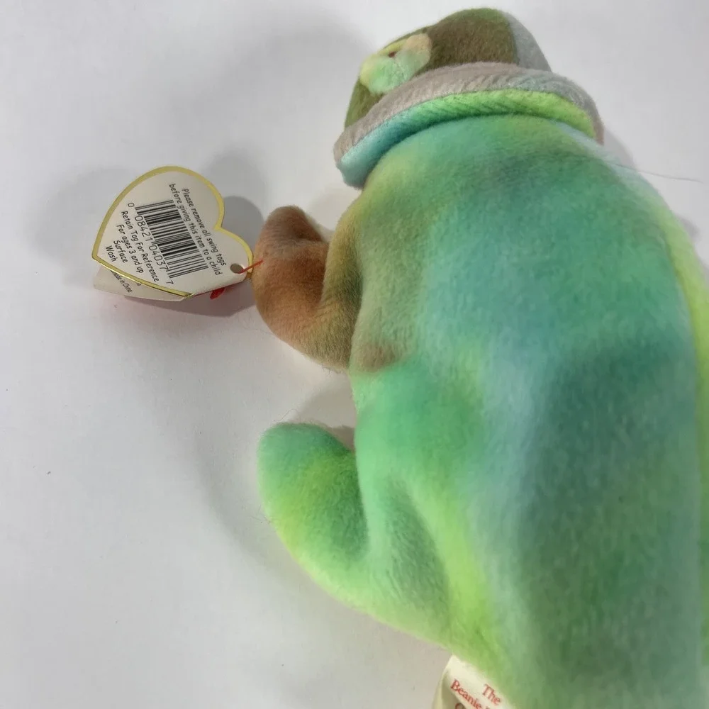 Ty Beanie Baby 9‎ inch Rainbow The Chameleon 1997 With Tag
